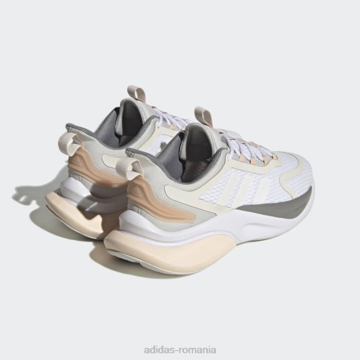 Adidas alphabounce+ sustainable bounce pantofi zero metalic femei alb/zero metalic/gri 2JBN8356