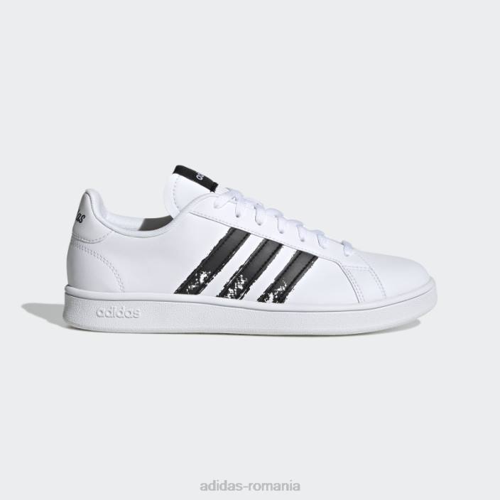 Adidas bază albă de mare curte dincolo de pantofi femei alb negru 2JBN16223