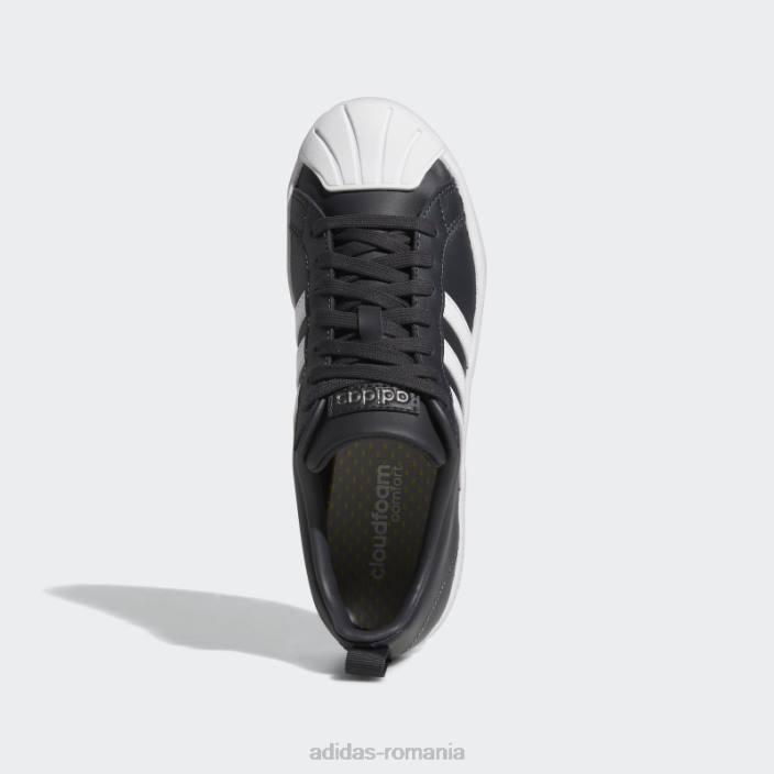 Adidas carbon streetcheck cloudfoam court pantofi adidas femei carbon/alb/fier metalic 2JBN8607