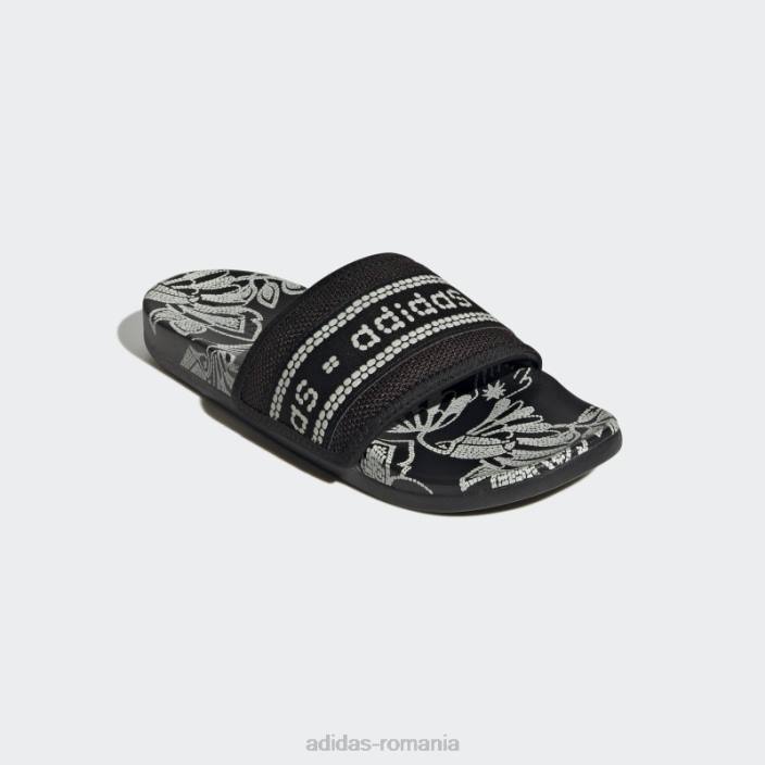 Adidas diapozitive adilette comfort alb femei alb negru 2JBN16179