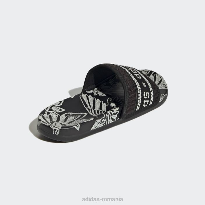 Adidas diapozitive adilette comfort alb femei alb negru 2JBN16179