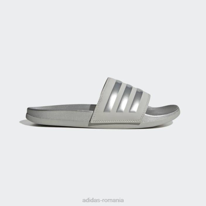 Adidas diapozitive confort adilette argintii femei gri/argintiu 2JBN15928