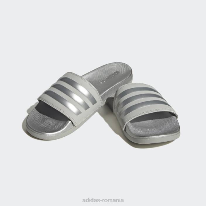 Adidas diapozitive confort adilette argintii femei gri/argintiu 2JBN15928