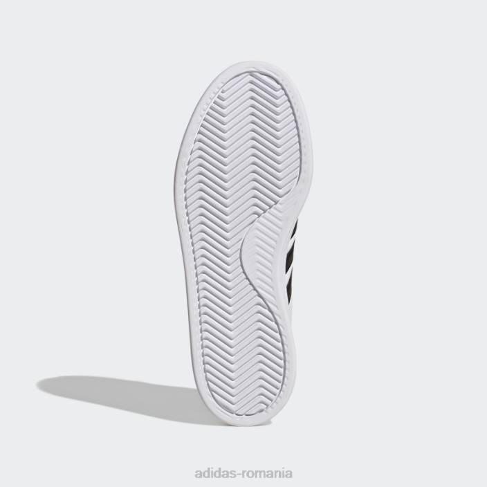 Adidas fashion grand court cloudfoam lifestyle court comfort pantofi negri femei alb negru 2JBN8348