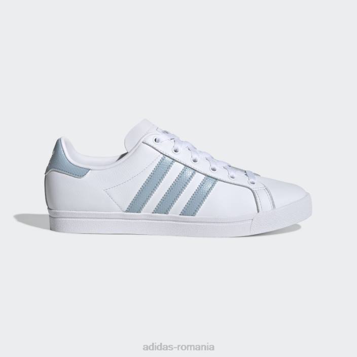 Adidas pantofi adidas star coast alb femei alb/gri cenușă 2JBN16191