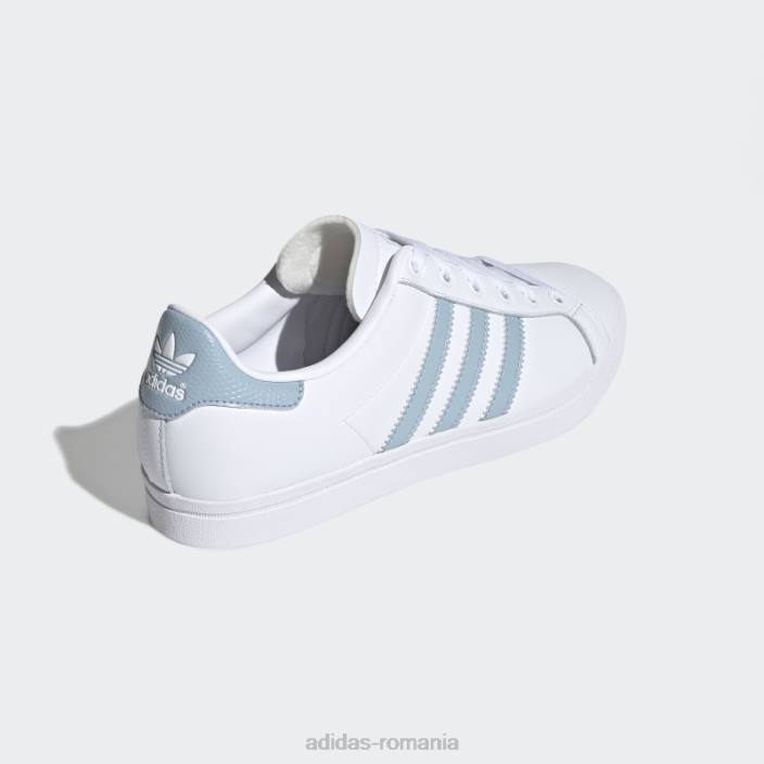 Adidas pantofi adidas star coast alb femei alb/gri cenușă 2JBN16191