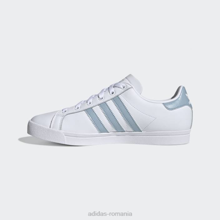 Adidas pantofi adidas star coast alb femei alb/gri cenușă 2JBN16191