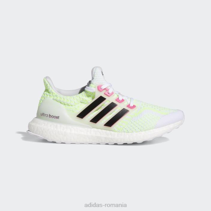 Adidas pantofi adidas ultraboost 5 dna albi femei alb/negru/verde 2JBN16257