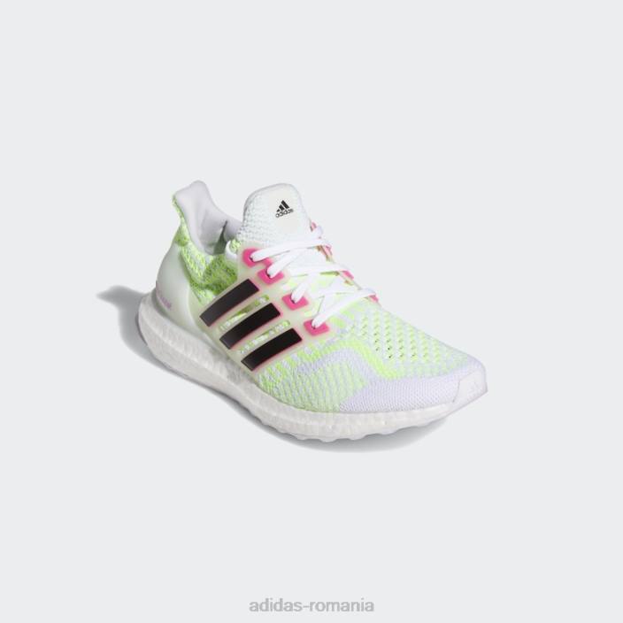 Adidas pantofi adidas ultraboost 5 dna albi femei alb/negru/verde 2JBN16257