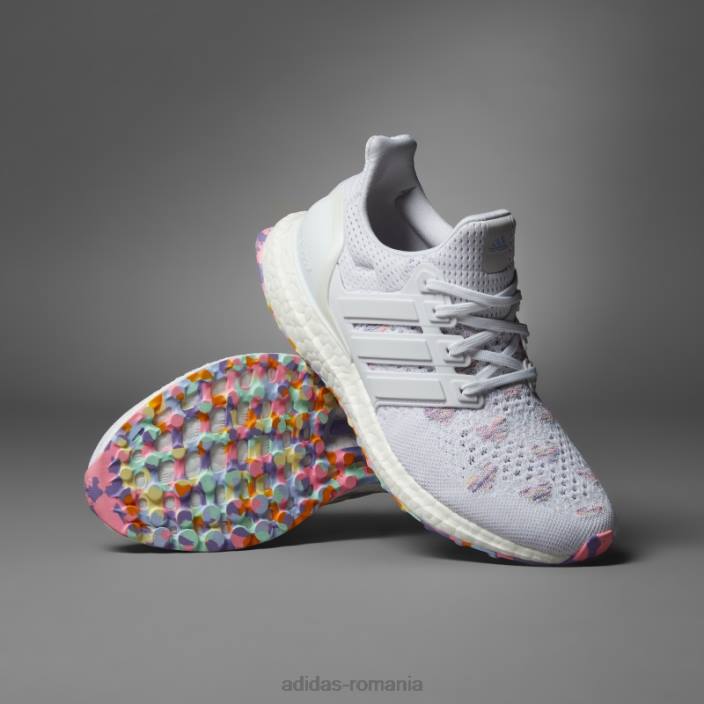 Adidas pantofi albi de ziua îndrăgostiților ultraboost 1.0 femei alb/violet 2JBN8458
