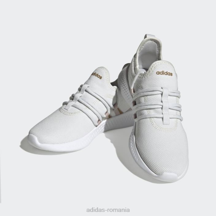 Adidas pantofi albi puremotion adapt 2.0 femei alb negru 2JBN8435