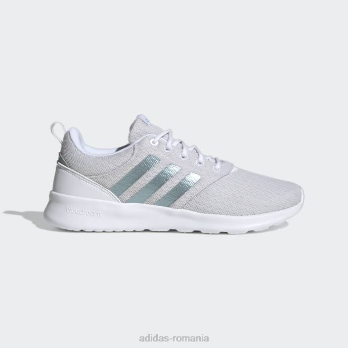 Adidas pantofi albi qt racer 2.0 femei alb/vision met/gri 2JBN2110