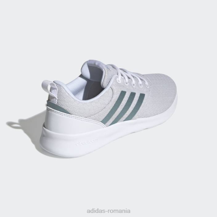 Adidas pantofi albi qt racer 2.0 femei alb/vision met/gri 2JBN2110