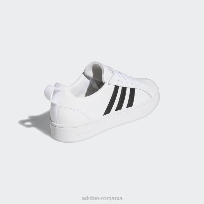 Adidas pantofi albi streetcheck cloudfoam court femei alb/negru/argintiu 2JBN8597