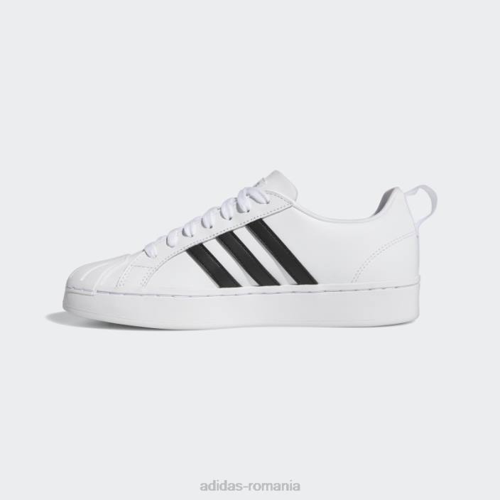 Adidas pantofi albi streetcheck cloudfoam court femei alb/negru/argintiu 2JBN8597