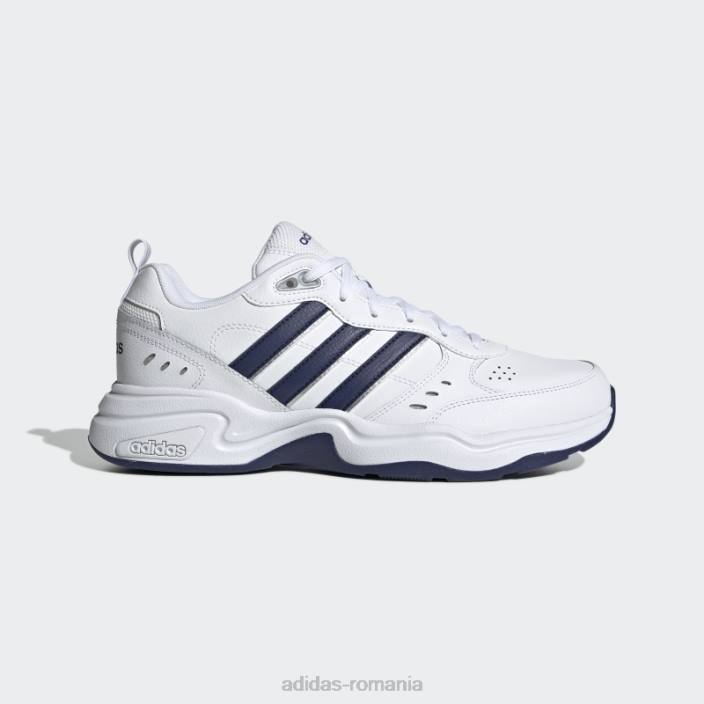 Adidas pantofi albi strutter femei alb/albastru închis/argintiu 2JBN15917