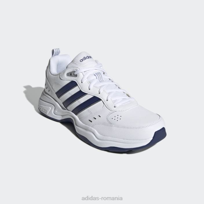 Adidas pantofi albi strutter femei alb/albastru închis/argintiu 2JBN15917