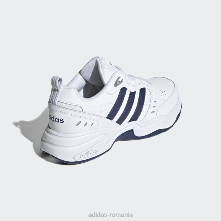 Adidas pantofi albi strutter femei alb/albastru închis/argintiu 2JBN15917