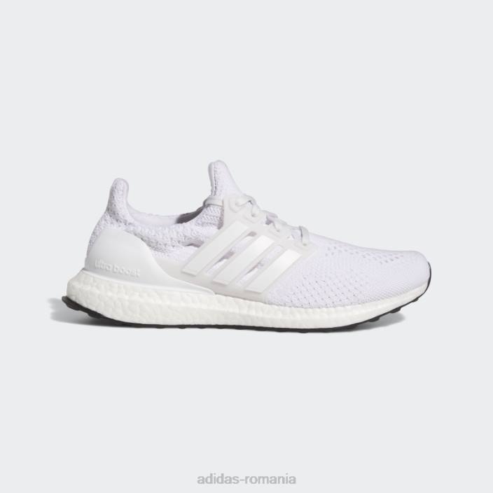 Adidas pantofi albi ultraboost 5 dna running sportswear lifestyle femei alb 2JBN8291