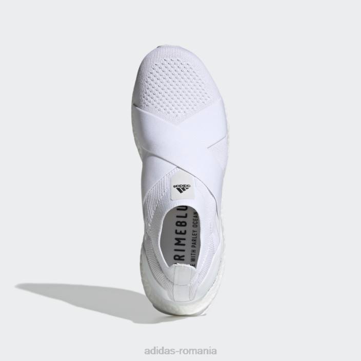 Adidas pantofi albi ultraboost slip-on DNA femei alb/portocaliu acid 2JBN16240