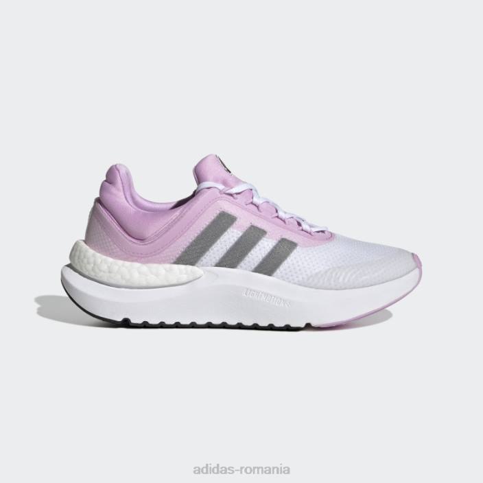 Adidas pantofi albi znsara femei alb/negru/liliac 2JBN2063