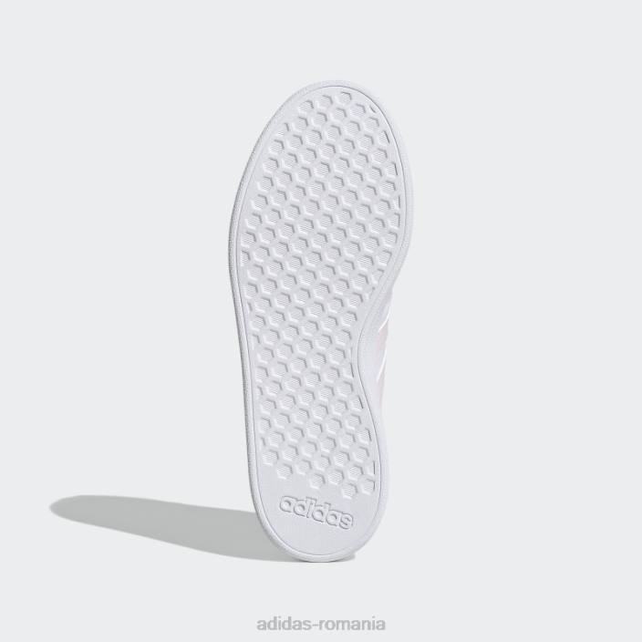 Adidas pantofi casual albi grand court td lifestyle court adidas femei alb/roz 2JBN2031
