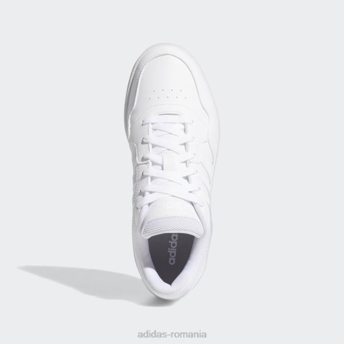 Adidas pantofi clasici low hoops 3.0 adidas femei alb/gri liniuță 2JBN15903