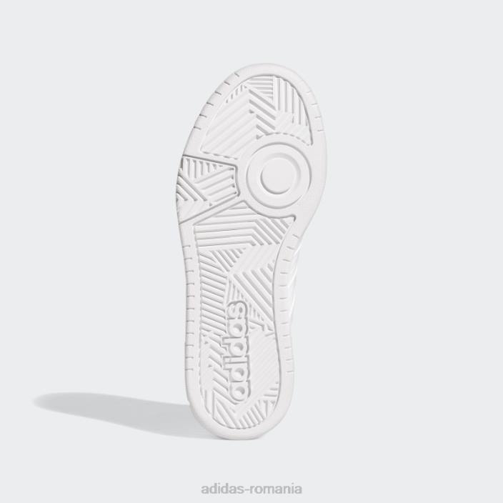 Adidas pantofi clasici low hoops 3.0 adidas femei alb/gri liniuță 2JBN15903
