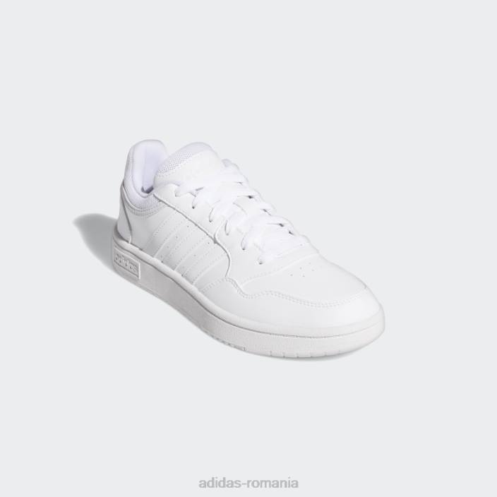 Adidas pantofi clasici low hoops 3.0 adidas femei alb/gri liniuță 2JBN15903