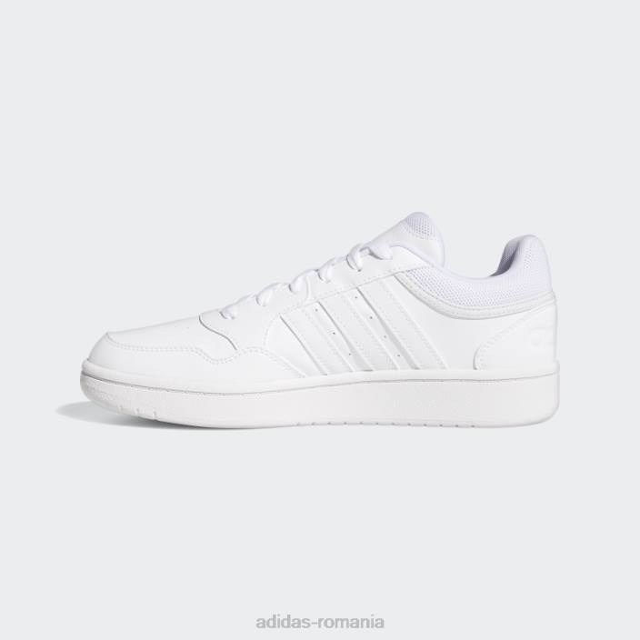 Adidas pantofi clasici low hoops 3.0 adidas femei alb/gri liniuță 2JBN15903