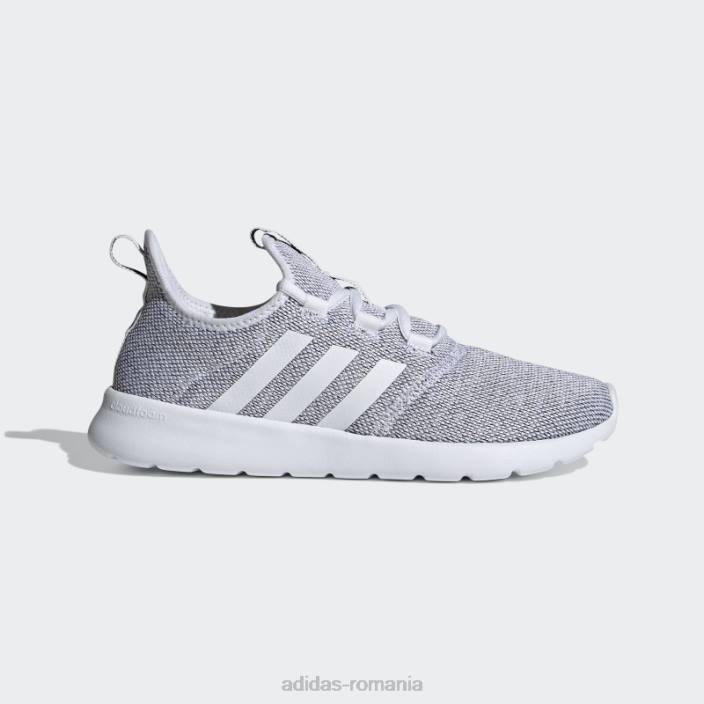 Adidas pantofi cloudfoam pure 2.0 albi femei alb negru 2JBN8276