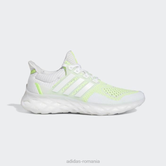 Adidas pantofi dash gri ultraboost web ADN femei liniuță gri/alb/lime 2JBN16300