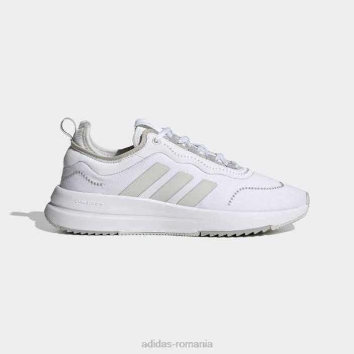Adidas pantofi de alergare albi confortabili femei alb/zero metalic/gri 2JBN8351