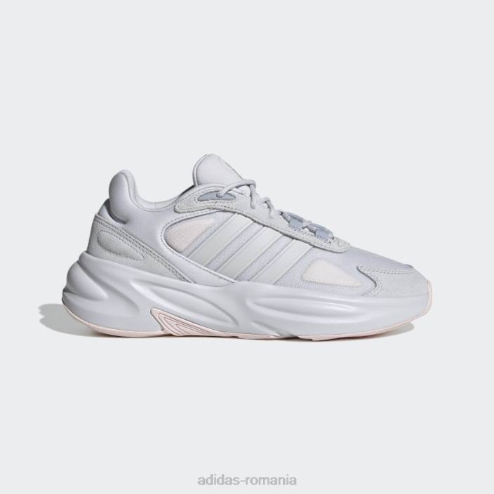 Adidas pantofi de alergare stil de viață ozelle cloudfoam dash grey femei liniuță gri/roz 2JBN8536