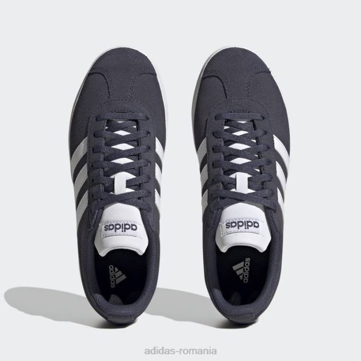 Adidas pantofi de piele de căprioară bleumarin vl court 2.0 adidas femei bleumarin/alb/negru 2JBN15921