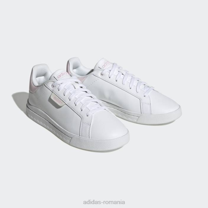 Adidas pantofi din mătase curte roz femei alb/roz 2JBN15990