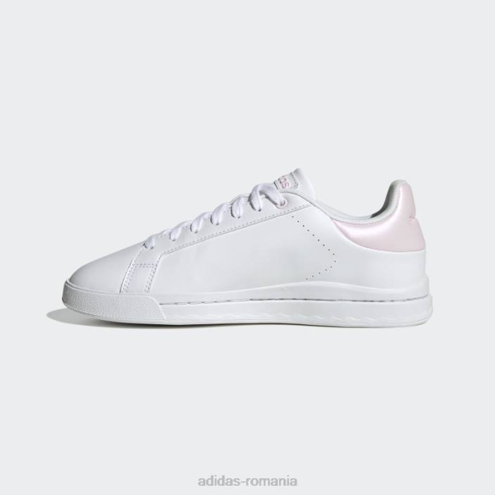 Adidas pantofi din mătase curte roz femei alb/roz 2JBN15990
