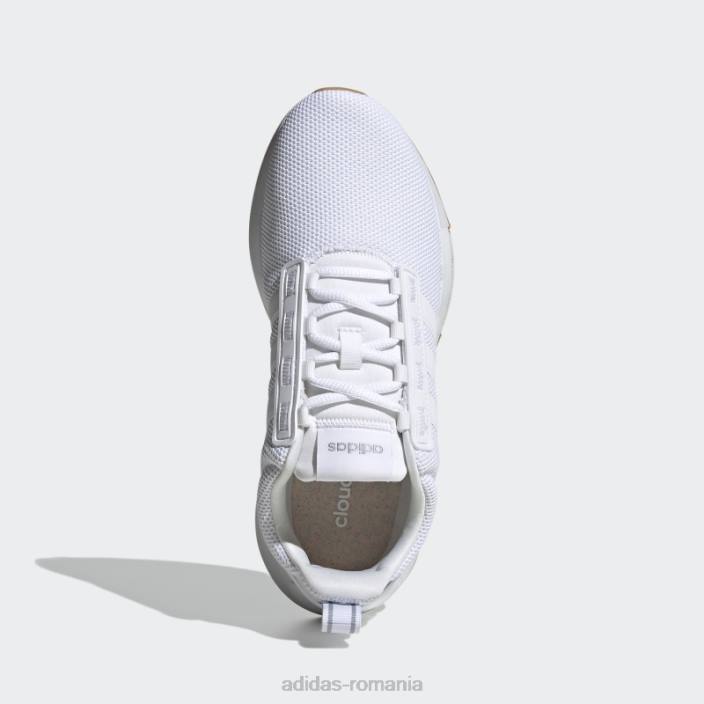 Adidas pantofi fashion racer tr21 alb femei alb/gri 2JBN8360
