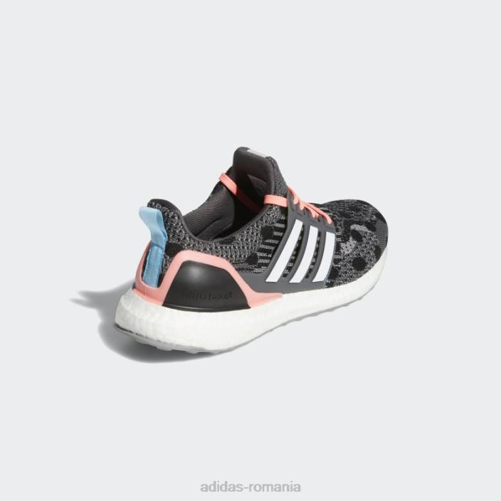 Adidas pantofi gri ultraboost 5 dna adidas femei gri/alb/rosu acid 2JBN8655