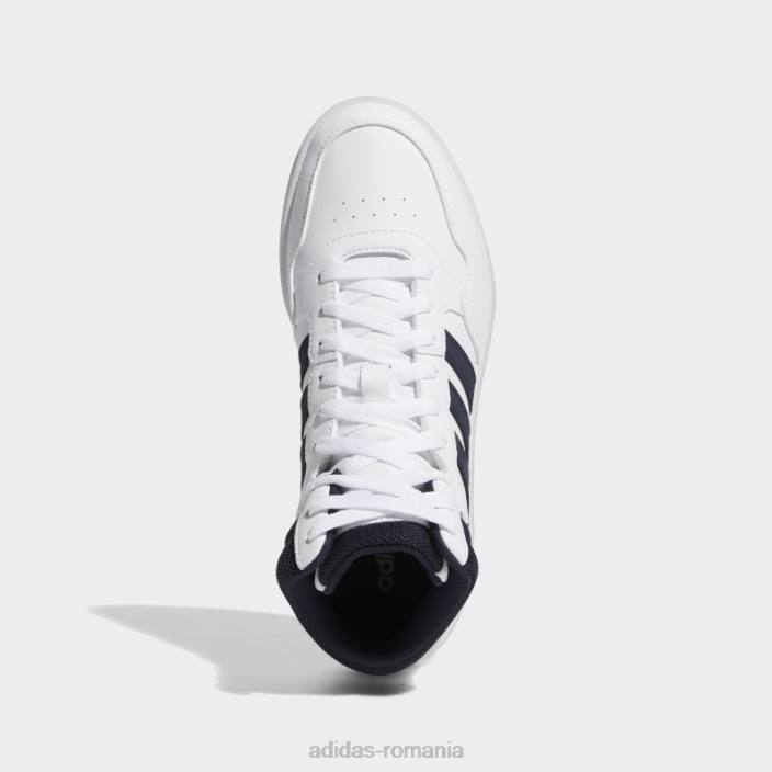 Adidas pantofi hoops 3.0 mid classic alb adidas femei alb/cerneală 2JBN8598