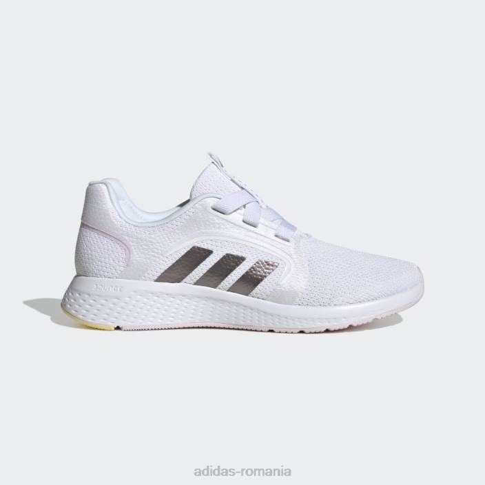 Adidas pantofi lux cu margine albă femei alb/cafea met/galben 2JBN2080