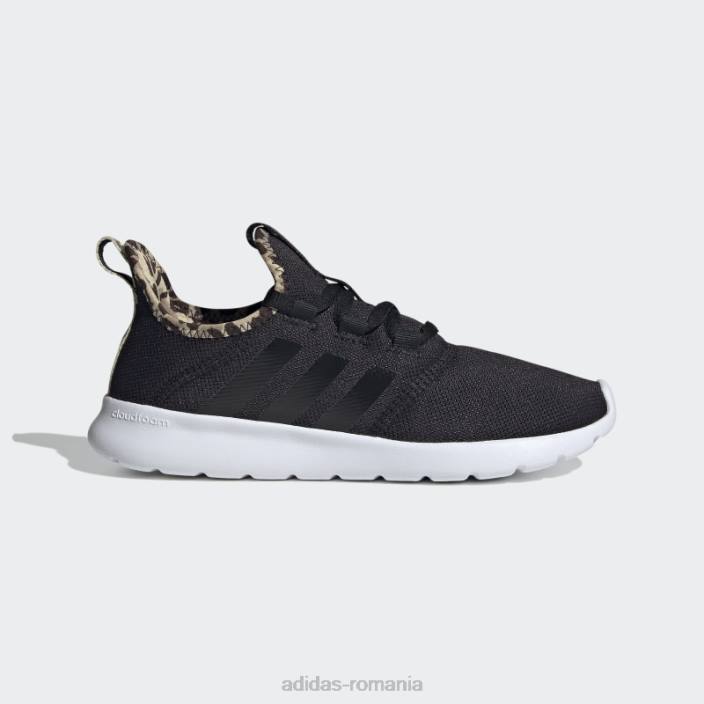 Adidas pantofi negri cloudfoam pure 2.0 femei negru/bej nisipos 2JBN8542