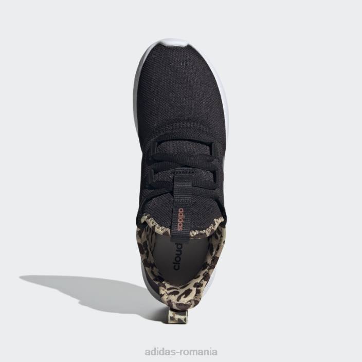 Adidas pantofi negri cloudfoam pure 2.0 femei negru/bej nisipos 2JBN8542