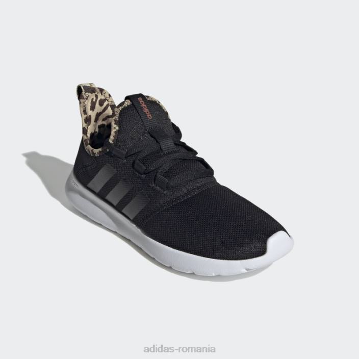 Adidas pantofi negri cloudfoam pure 2.0 femei negru/bej nisipos 2JBN8542