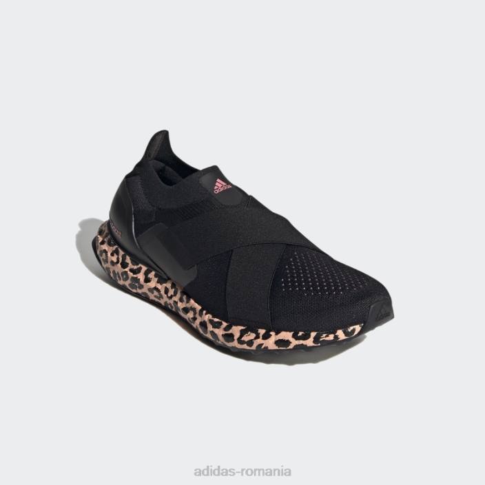 Adidas pantofi negri ultraboost slip-on DNA femei negru/roz strălucitor 2JBN16270