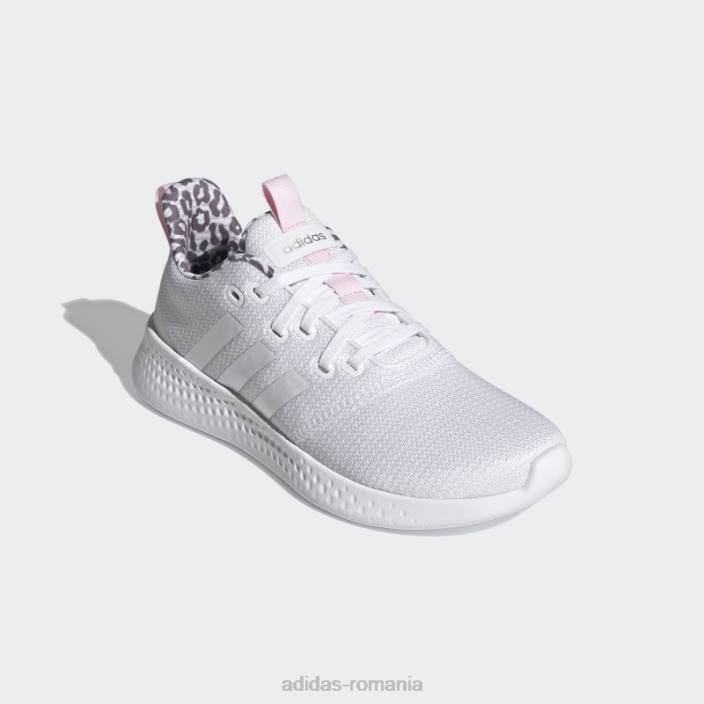 Adidas pantofi puremotion alb adidas femei alb/roz 2JBN2106