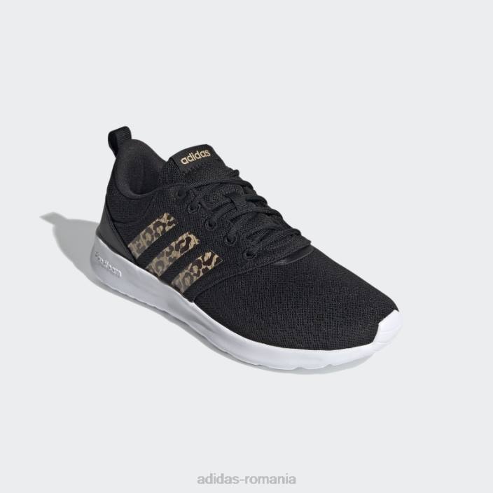 Adidas pantofi qt racer 2.0 negri femei negru/bej neclar/gri 2JBN2107