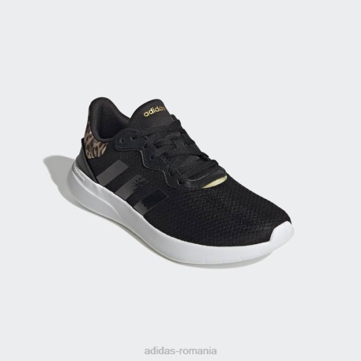 Adidas pantofi qt racer 3.0 aurii metalic femei negru/auriu metalic 2JBN8575