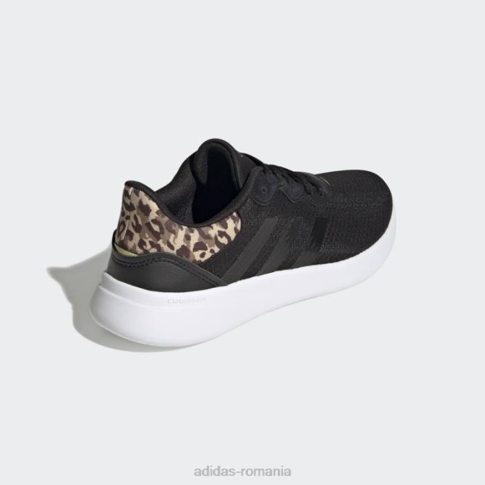 Adidas pantofi qt racer 3.0 aurii metalic femei negru/auriu metalic 2JBN8575