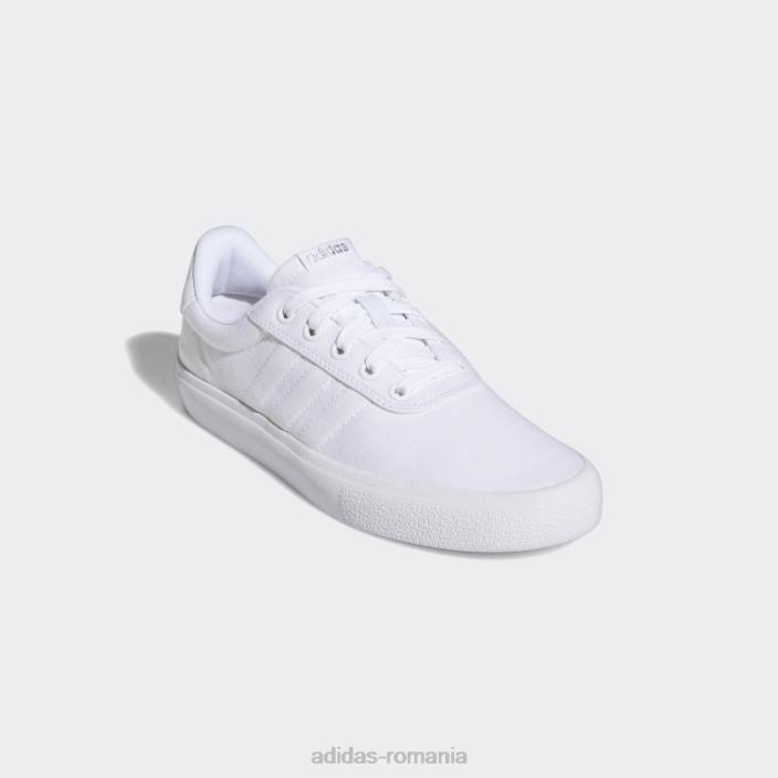 Adidas pantofi skateboard vulc raid3r alb adidas femei alb/argintiu 2JBN8586